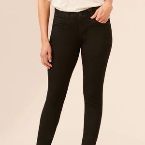 Democracy ab solution  booty lift jegging stretch in black denim size 12